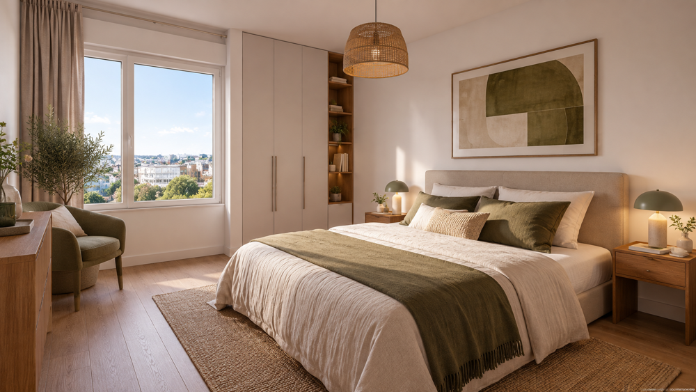 Vente Appartement T3 DE 68 M² AU 7E ÉTAGE AVEC BALCON SUD-EST DE 18 M² ET GARAGE Lorient