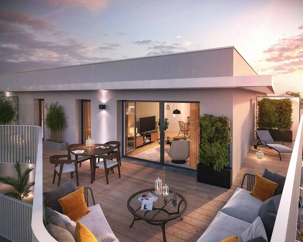 DERNIER ETAGE * T4 NEUF * CENTRE VILLE