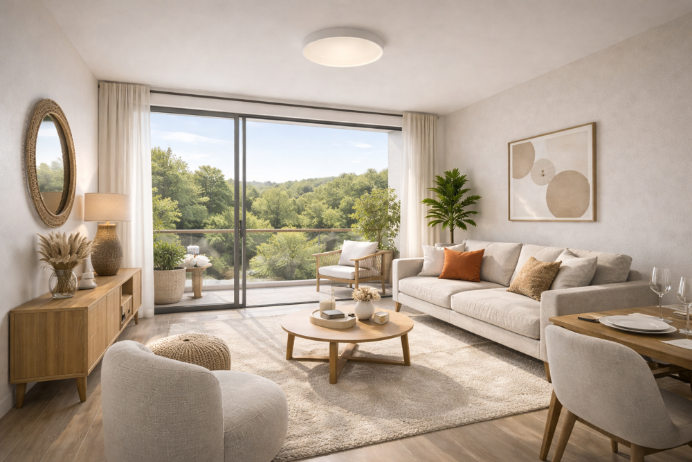 Vente Appartement SUPERBE T2 NEUF RESIDENCE DE STANDING AU BORD DU CANAL - CALME ET VERDOYANT Plombieres les dijon