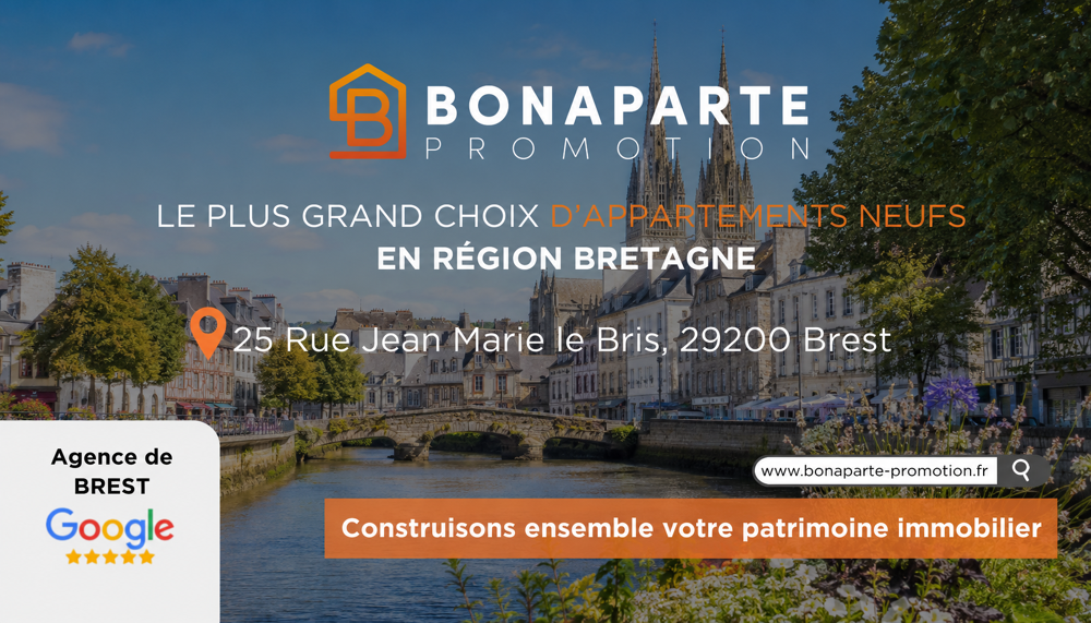 Vente Appartement FRAIS DE NOTAIRE OFFERTS + OFFRE LANCEMENT + TVA REDUITE 5,5% Quimper