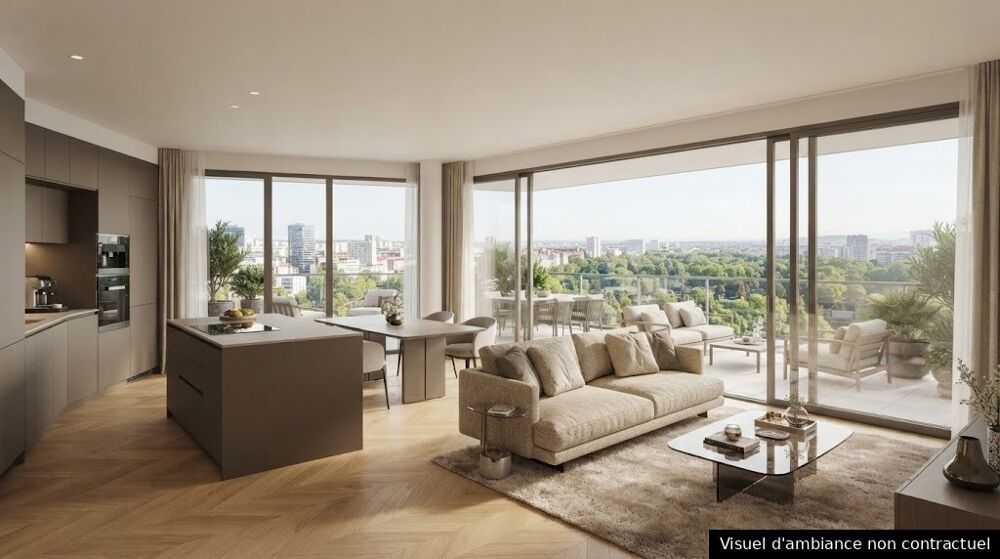 Vente Appartement Vue Panoramique pour ce Superbe T5 de 95 m² avec Balcon Plein Sud de 40 m² – Lyon 7e Lyon 7