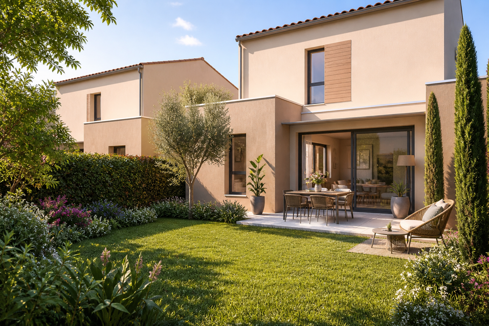 Vente Maison Maison 3 pièces neuve de 75m² avec jardin privatif à Gardanne Gardanne