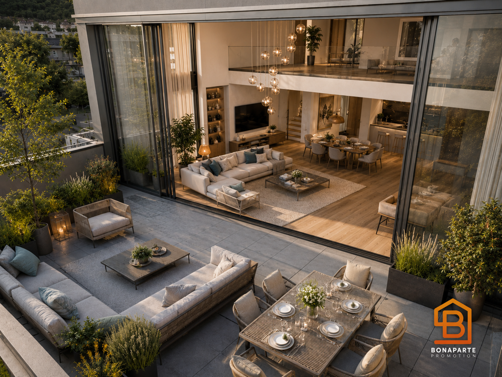 Vente Appartement magnigfique duplex neuf 5 pièces dernier etage avec terrasse Gennevilliers