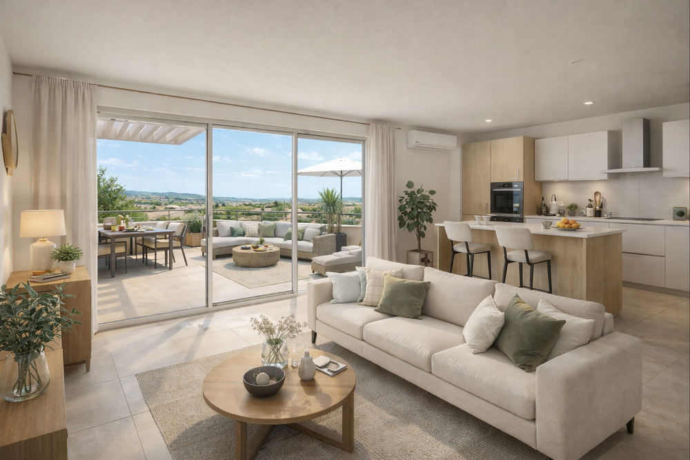Vente Appartement T2 PETIT PRIX MAIS GRAND STANDING AUX PORTES DU GAROUTIER La ciotat