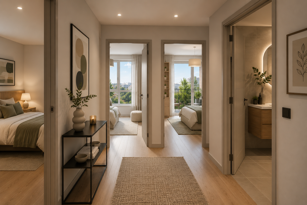 Vente Appartement MAGNIFIQUE T4 de 88m² avec LOGGIA et PARKING - LIGNE 7/14/15 L hay les roses