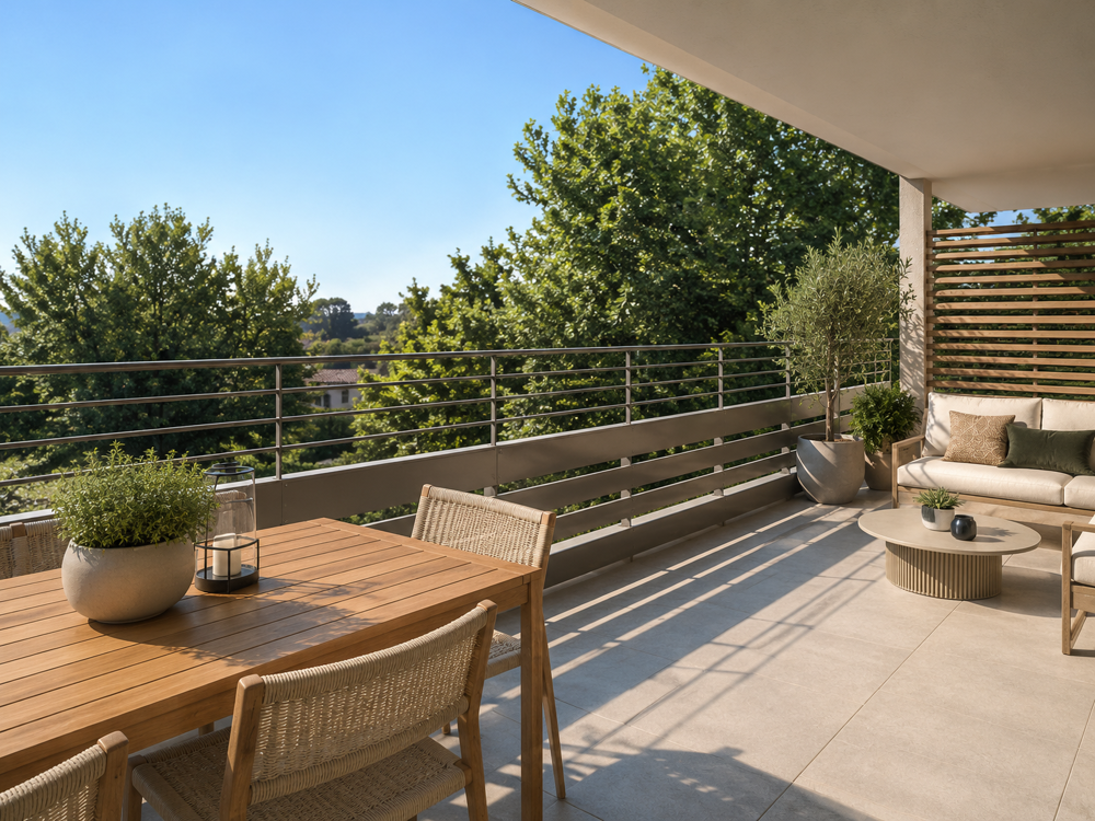 Vente Appartement T2 d'exception aux portes du centre-ville d'Aix-en-Provence avec balcon Aix en provence