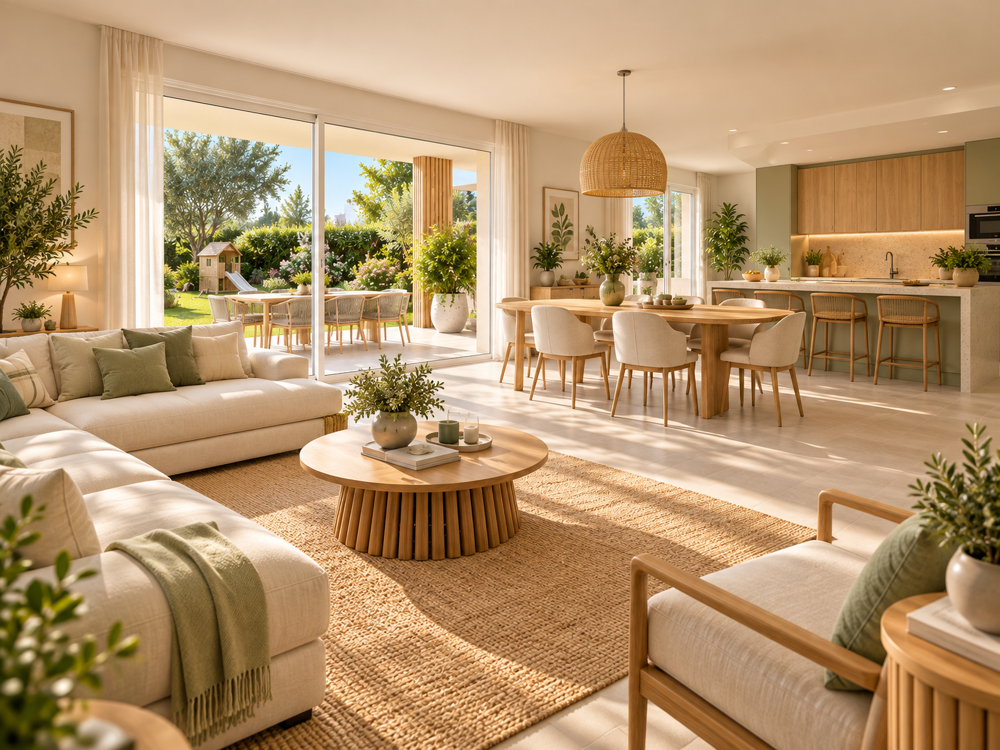 Vente Appartement T4 de 80m² - GRAND JARDIN de 145m² - EXPOSEE SUD Carpentras