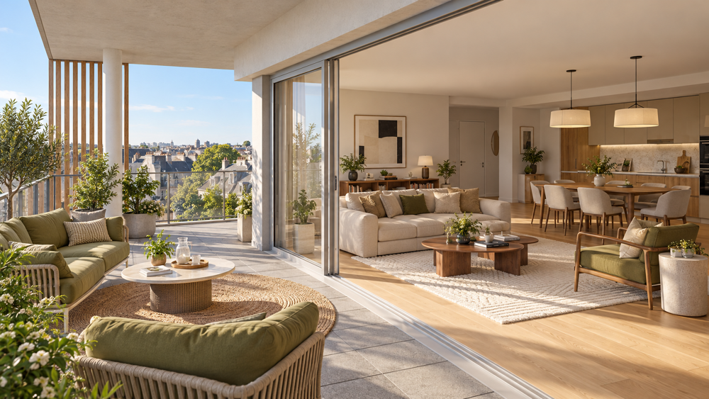 Vente Appartement DERNIER ETAGE | TERRASSE | RENNES CENTRE Rennes