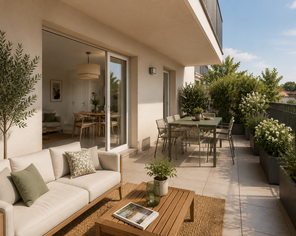 T2 neuf de 45m² avec grande terrasse de 15m² - Chateaurenard