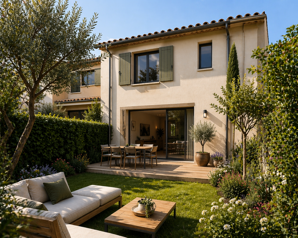 CHATEAU NEUF DE GADAGNE - MAISON DE 80M² AVEC JARDIN - SECTEUR CALME