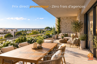 Vente Appartement LATTES – LES HAUTS DE LATTES – SUPERBE T3 NEUF AVEC GRANDE TERRASSE Lattes