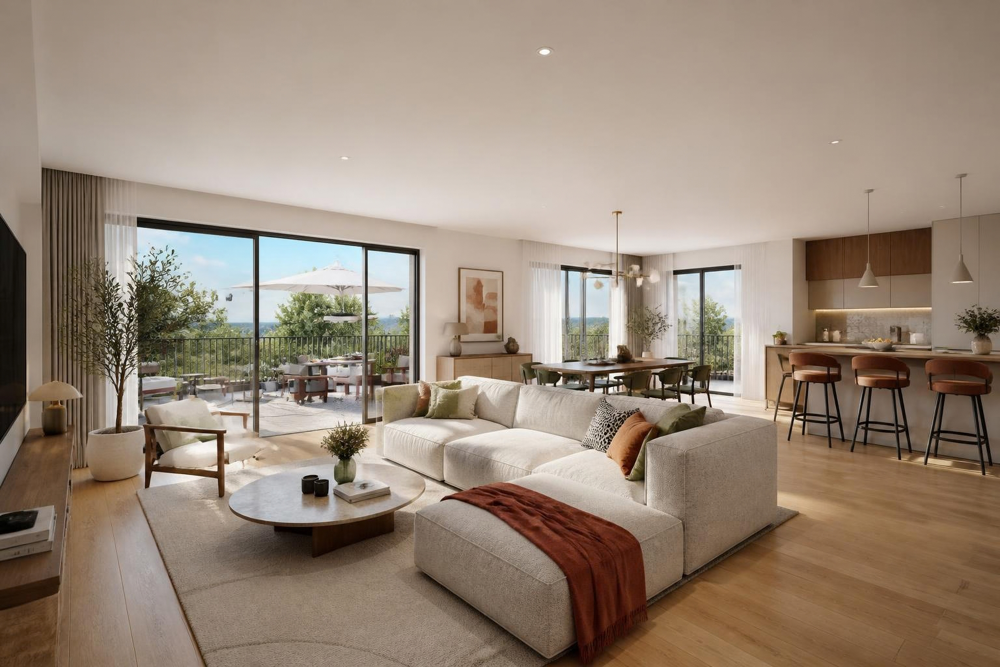 Vente Appartement ROUEN RIVE DROITE - VUE PANORAMIQUE - T3 NEUF AVEC TERRASSE Rouen