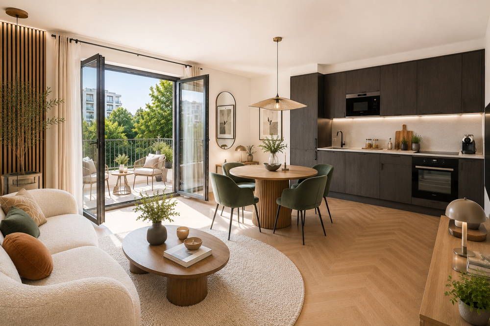 COCON LUMINEUX AUX PORTES DE SAINT-QUENTIN-EN-YVELINES - T2 45m² BALCON+PKG