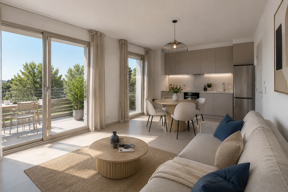 Vente Appartement T2 d'exception aux portes du centre-ville d'Aix-en-Provence avec balcon Aix en provence