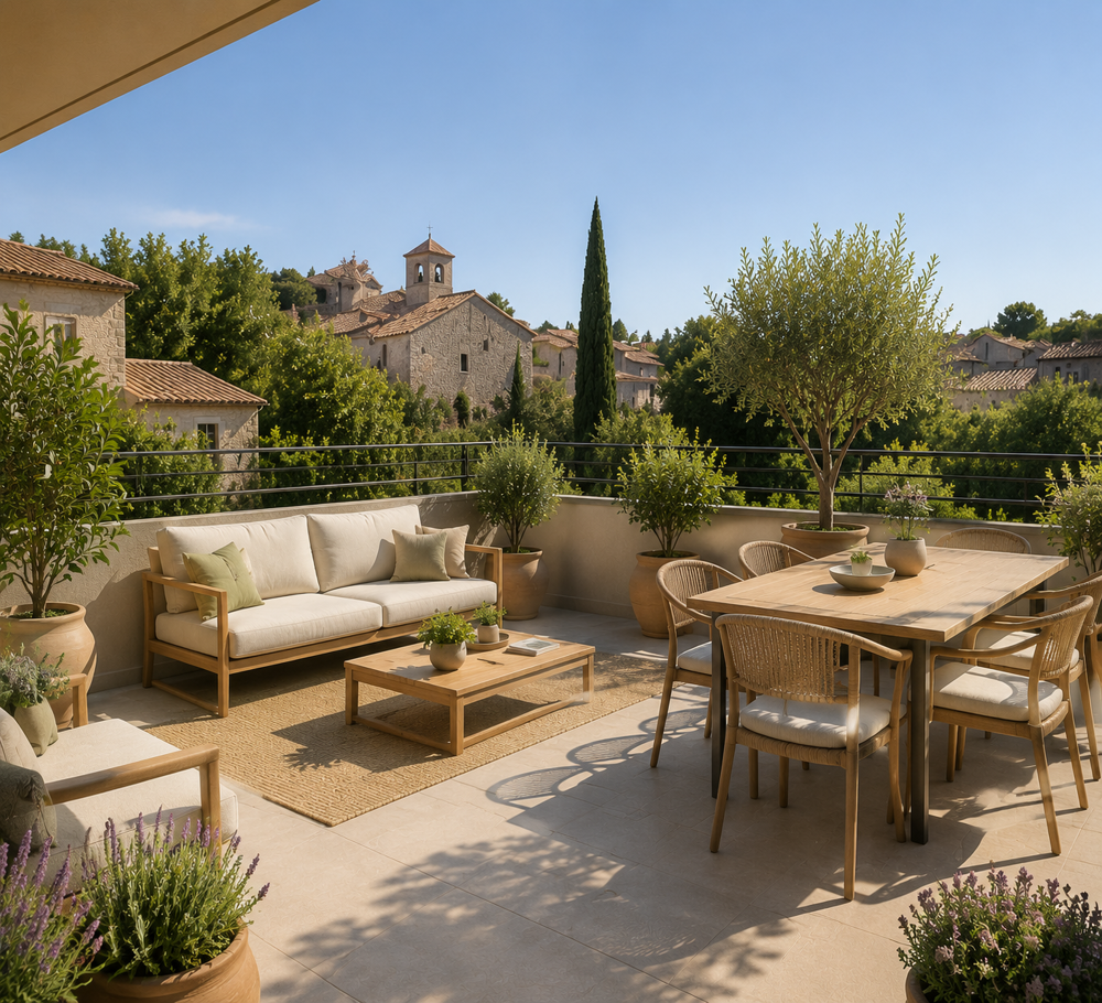 Vente Appartement PUYRICARD CENTRE VILLAGE 4P 100M² AVEC TERRASSE DE 25M² Aix en provence