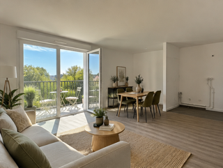 Vente Appartement T3 DE 58 M² AU 2E ÉTAGE AVEC BALCON EST DE 7 M² ET PARKING COUVERT Hennebont