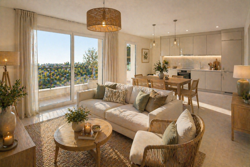 Vente Appartement MAGNIFIQUE T2 EN DERNIER ETAGE VUE DEGAGEE PLEIN OUEST- VIEUX VILLAGE Vitrolles