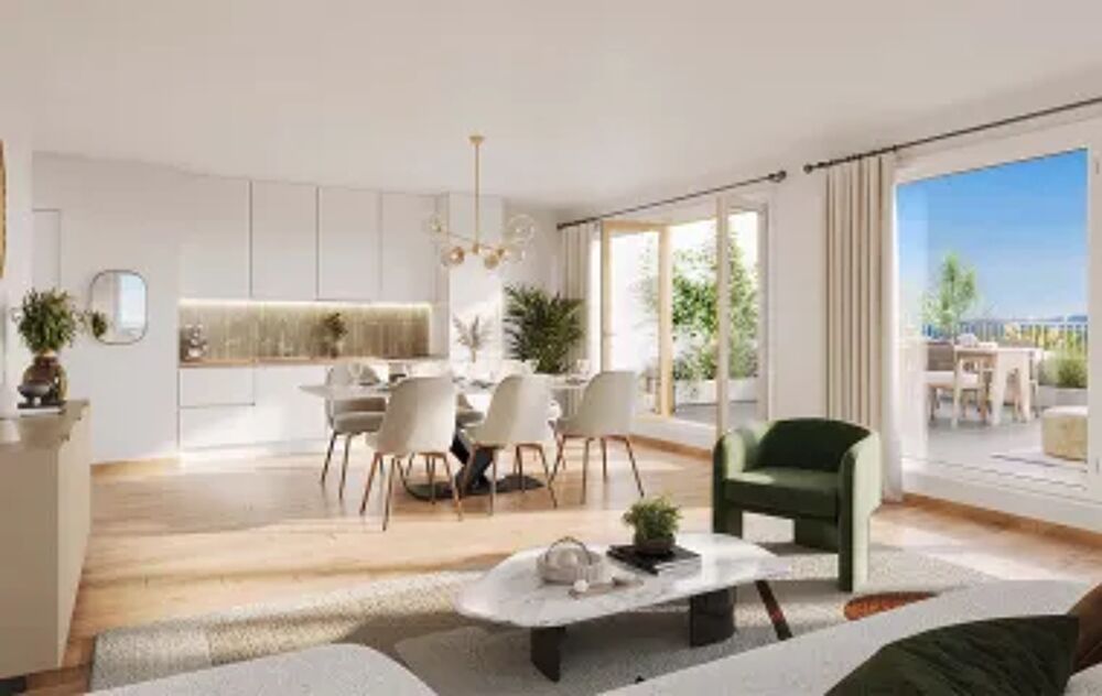 TRIPLE EXPOSITION T2 50m² AVEC 25m² DE TERRASSE, BALCON ET LOGGIA