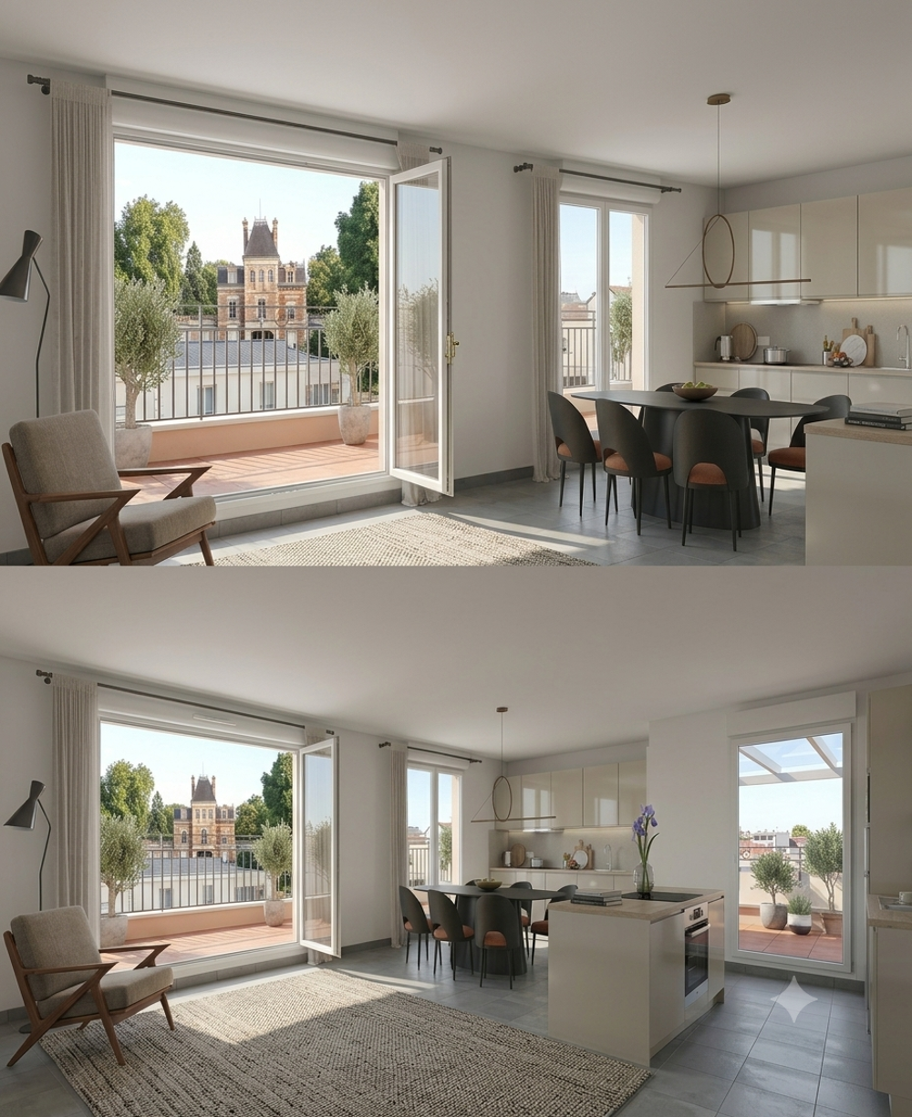 Vente Appartement RETOUR DE LOT - T3 + TERRASSE Livry gargan