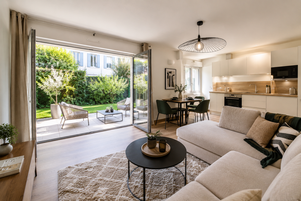 Vente Appartement LIVRÉ ET VISITABLE-T2 42m²-JARDIN 11m²-PARKING Bougival