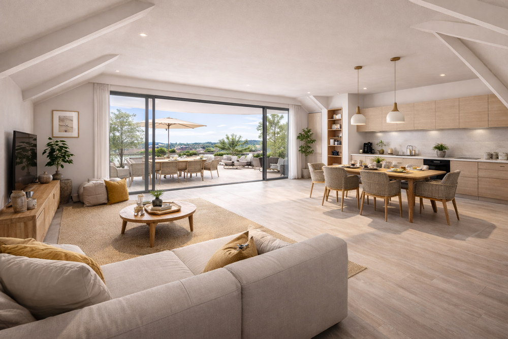 Vente Appartement T4 rooftop d'exception avec plus de 52 m² de terrasses : un bien rare aux portes du centre-ville ! Salon de provence