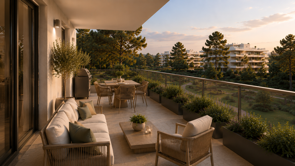 Vente Appartement .PROCHE MER A ROQUEBRUNE-CAP-MARTIN  - TRES BEAU T3 DE 75M2 EXPOSE SUD AVEC SA BELLE TERRASSE DE 20M Roquebrune cap martin