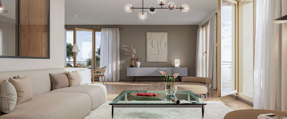 Vente Appartement AU PIED DU METRO - APPARTEMENT 4 PIECES AVEC TERRASSE DE 18m² - RESIDENCE CONTEMPORAINE Rennes
