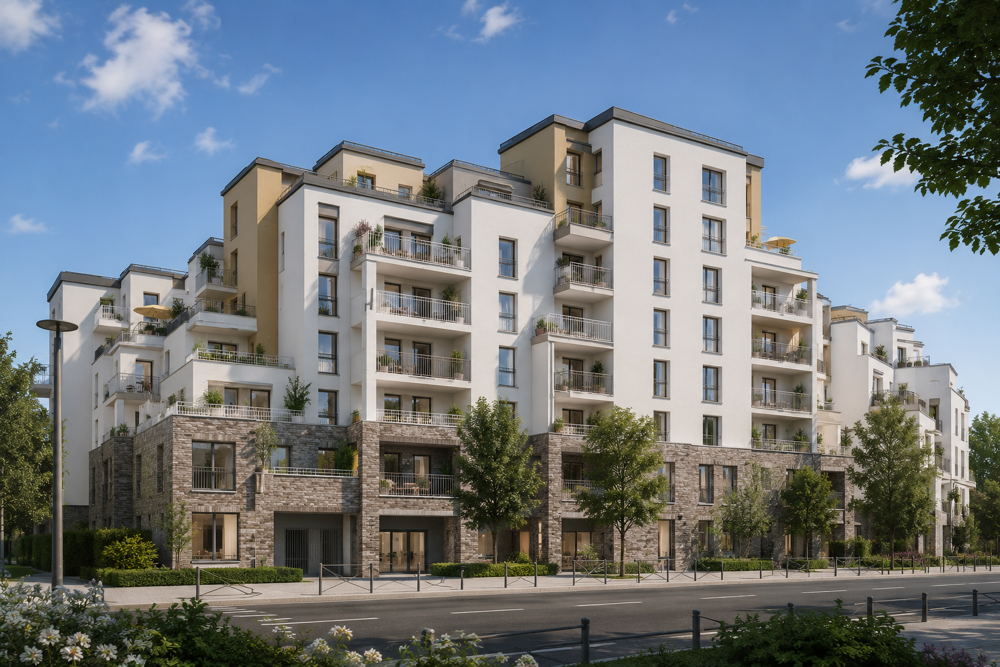 Studio 34m² - BALCON - 3min RER A - 4éme étage