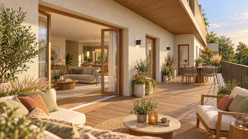 Vente Appartement T4 neuf avec terrasse 34m2 - Saint-Elisabeth Rennes