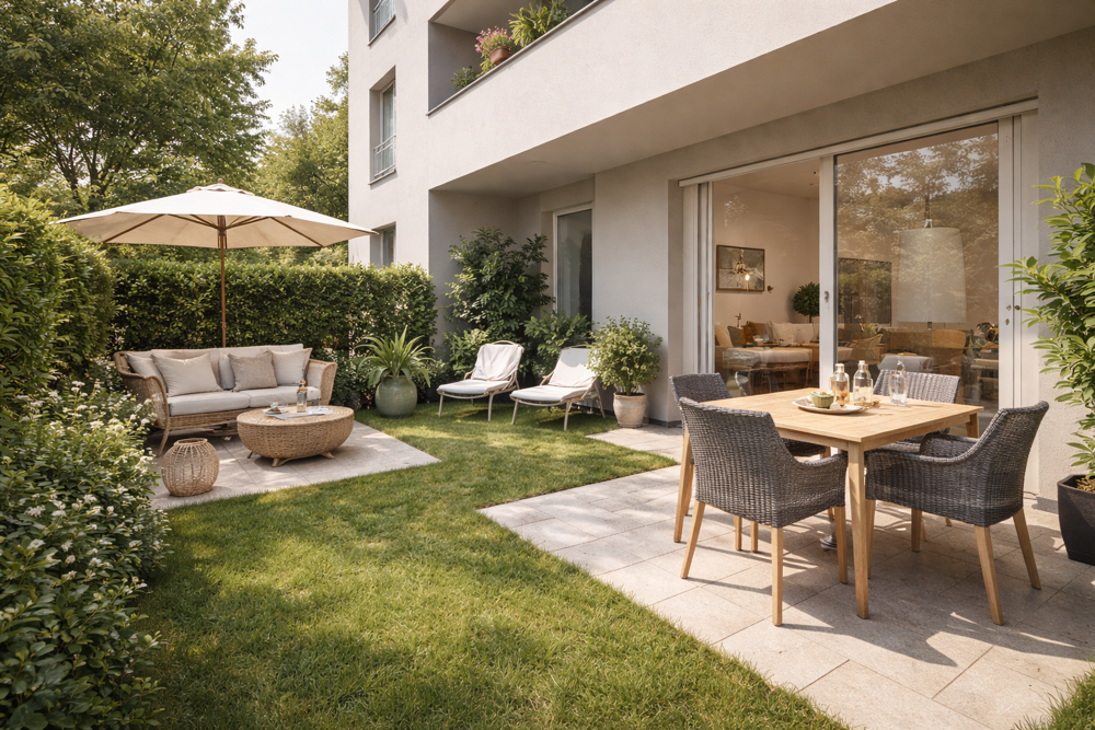 Vente Appartement -- 3P avec jardin en intérieur de copropriété Chennevieres sur marne