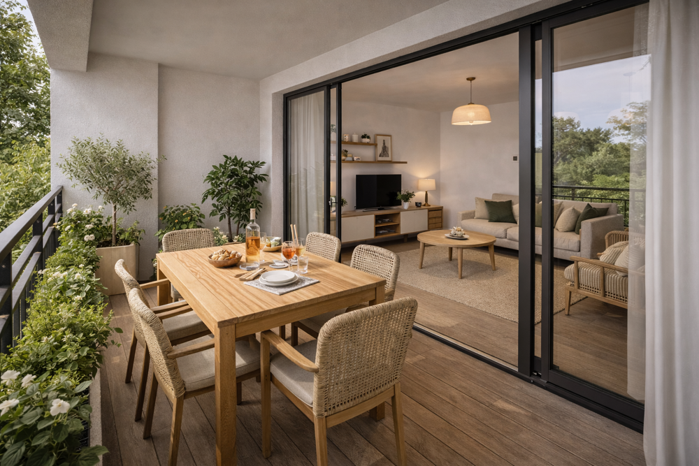 Vente Appartement Frais de notaire OFFERTS – Livraison Immédiate – 3 pièces 60m² avec Balcons et parking St cyr l ecole