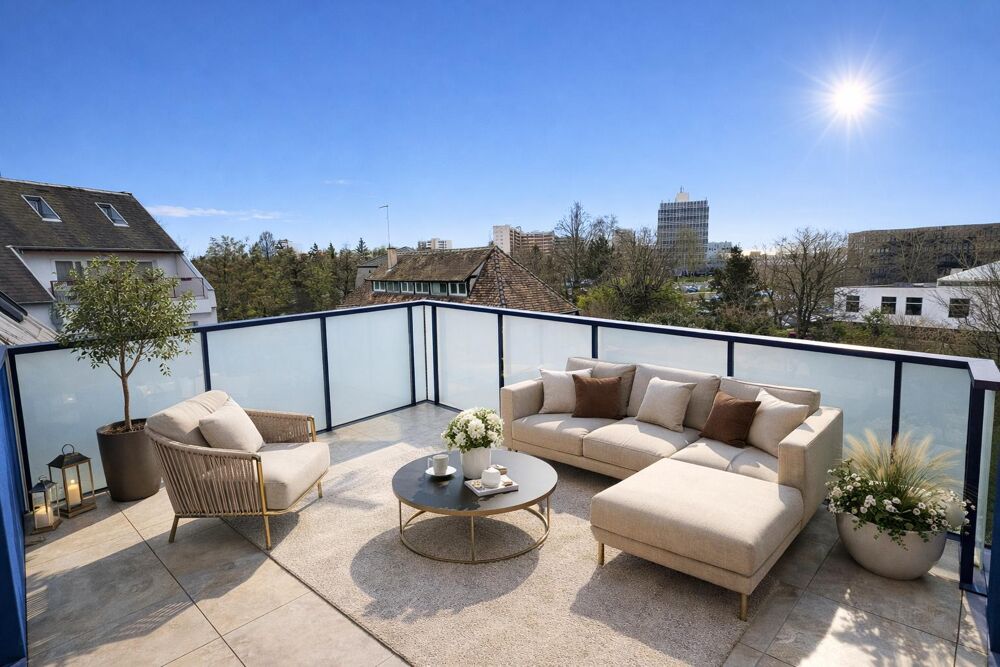 Vente Appartement Élégant duplex de standing au calme absolu, dernier étage avec vue dégagée et balcon, 3 pièces 91 m² Strasbourg