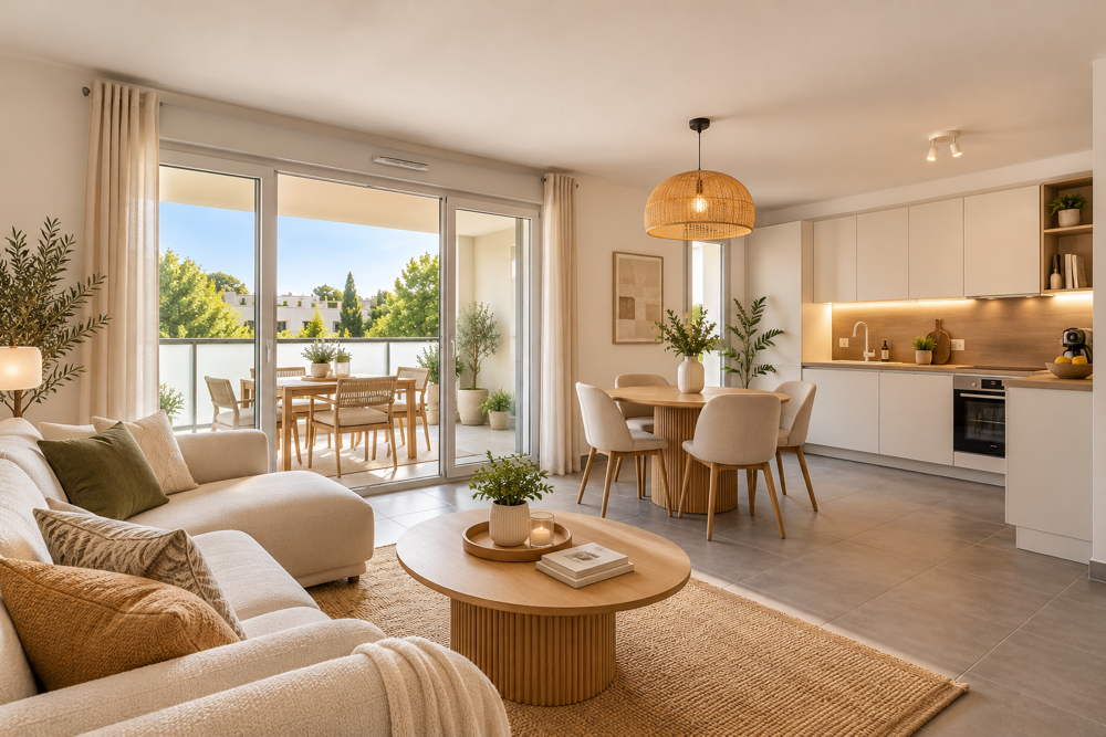 Vente Appartement NÎMES – SUPERBE T3 DISPONIBLE IMMEDIATEMENT – RÉSIDENCE SÉCURISÉE Nîmes
