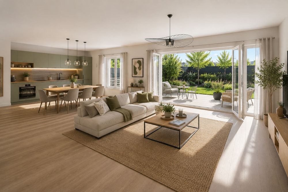 Vente Appartement LANCEMENT COMMERCIAL-4 PIECES 81 m² - JARDIN PRIVATIF 73m² Mantes la jolie