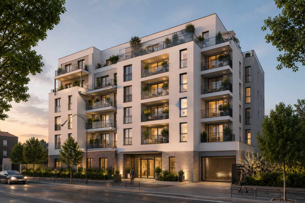 Vente Appartement T3 dernier étage - Balcon - Ligne 7 au pied Villejuif