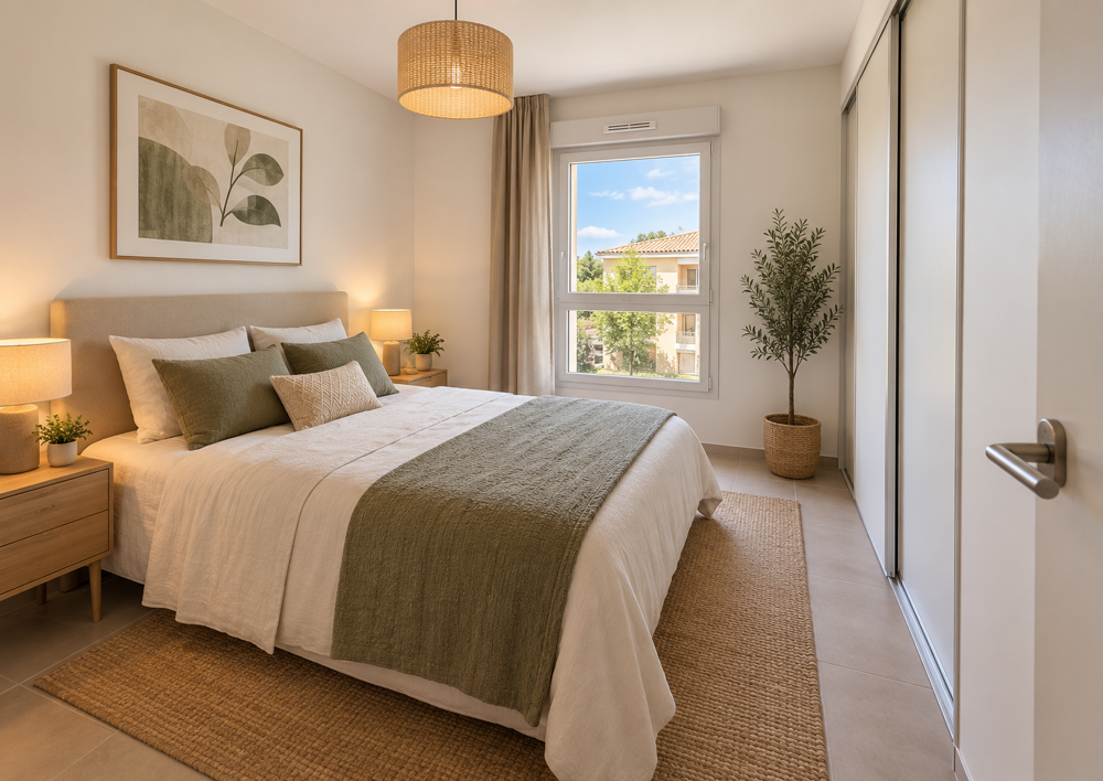 Vente Appartement OLLIOULES –  DERNIER ETAGE - T2 NEUF AVEC BELLE TERRASSE Ollioules