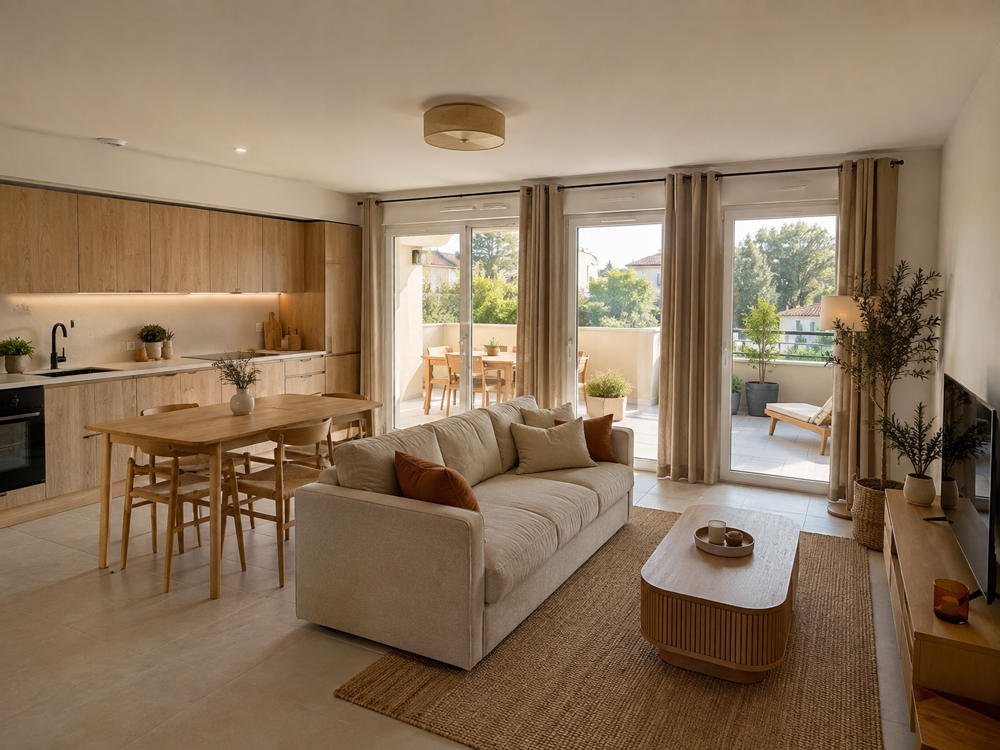 Vente Appartement SAINTE-MAXIME – T2 AVEC BELLE TERRASSE ET PARKING DANS RESIDENCE AVEC PISCINE Ste maxime