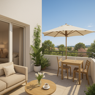  Appartement  vendre 2 pices 