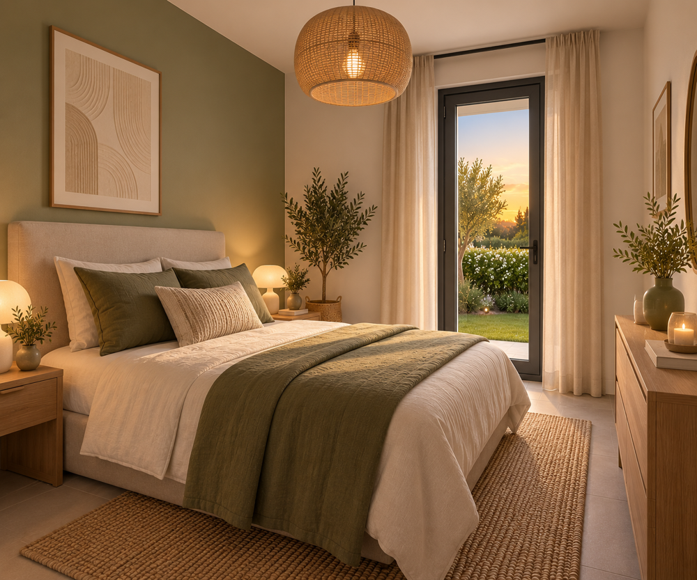 NOUVEAUTE : BEAU 2 PIECES EN REZ-DE-JARDIN, LUMINEUX, PISCINE ET VERDURE