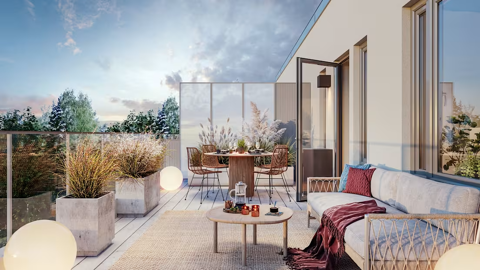   SPACIEUX T3 DE STANDING - GRANDE TERRASSE 20M2 - AU PIED DU TRAM ET DU CENTRE VILLE ! Appartement - 3 pi�ce(s)