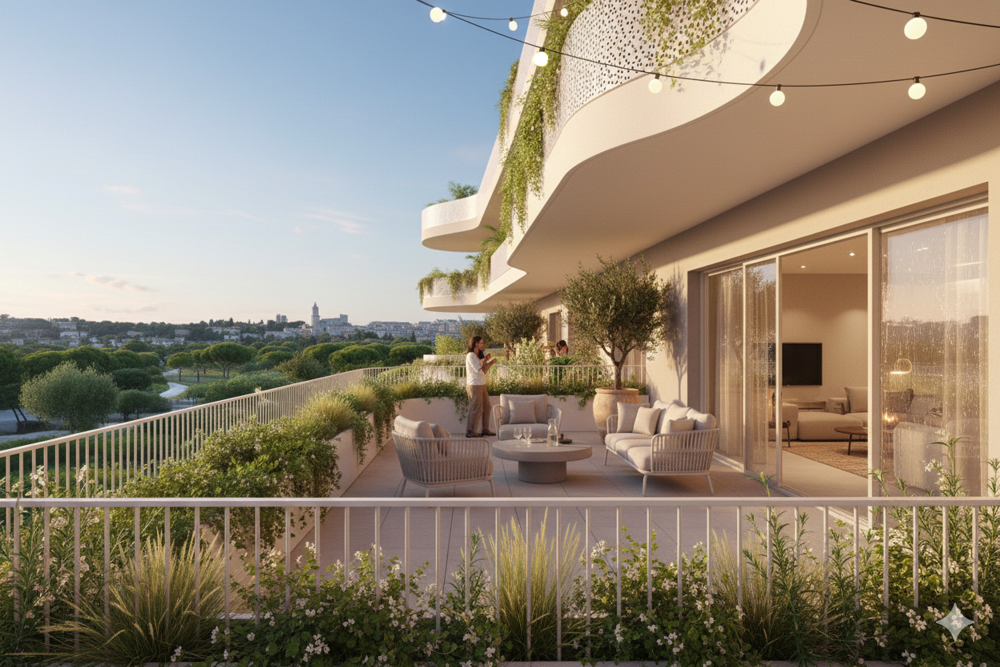Vente Appartement .SUPERBE OPPORTUNITE : T4 DERNIER ETAGE TRAVERSANT DE 80M2 - GRANDE TERRASSE Cagnes sur mer