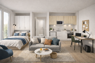  Appartement à vendre 1 pièce 23 m²