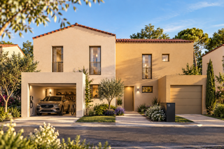 Vente Appartement POUSSAN – MAISON NEUVE 3 CHAMBRES AVEC JARDIN DE 114 M² ET GARAGE Poussan