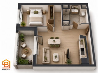  Appartement à vendre 2 pièces 44 m²