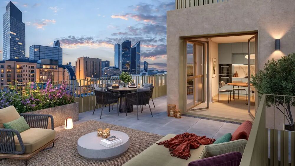 Vente Appartement T4 DERNIER ETAGE! TERRASSE VUE SKYLINE! Courbevoie
