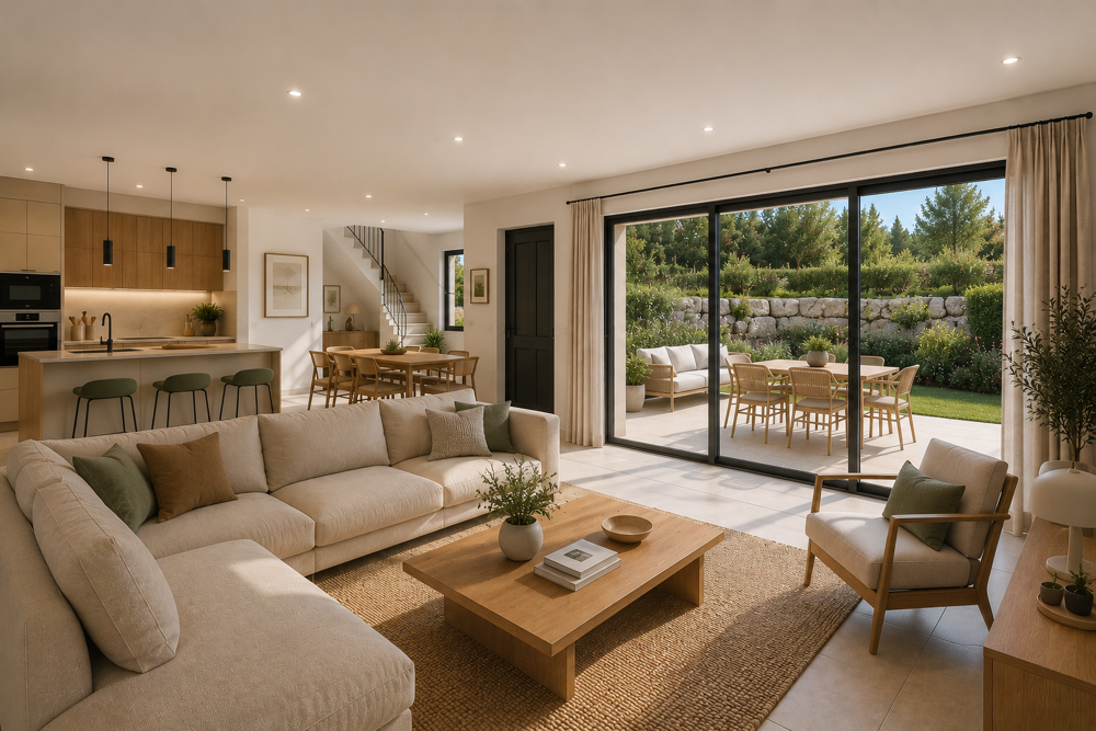 Vente Maison Villa T4 neuve de 100 m² disponible immédiatement avec jardin, garage dans résidence sécurisée avec St remy de provence