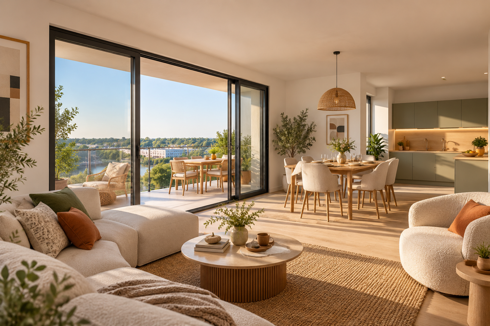 Vente Appartement T4 NEUF DE 79 M² – DEVENEZ PROPRIÉTAIRE À PARTIR DE 1 186 €/MOIS AVEC SEULEMENT 10 000 € D'APPORT* Lorient