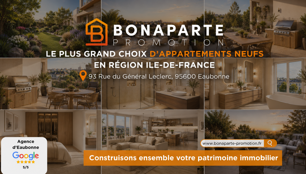APPARTEMENT 2 PIECES 40M² AVEC BALCON CENTRE VILLE-ACHAT IMMOBILIER NEUF BEZONS