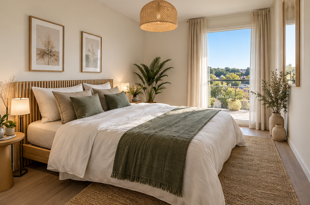*T4 DE 96 M² AU DERNIER ÉTAGE AVEC TERRASSE SUD-OUEST DE 30 M², 3 PARKINGS ET CELLIER