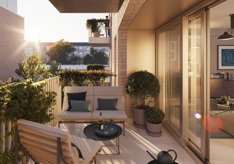   A 10 minutres de la gare - T3 Neuf avec balcon Appartement - 3 pi�ce(s) - 65 m�